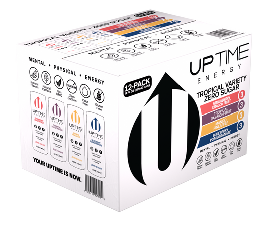 UPTIME TROPICAL Variety Zero Sugar 12 Pack